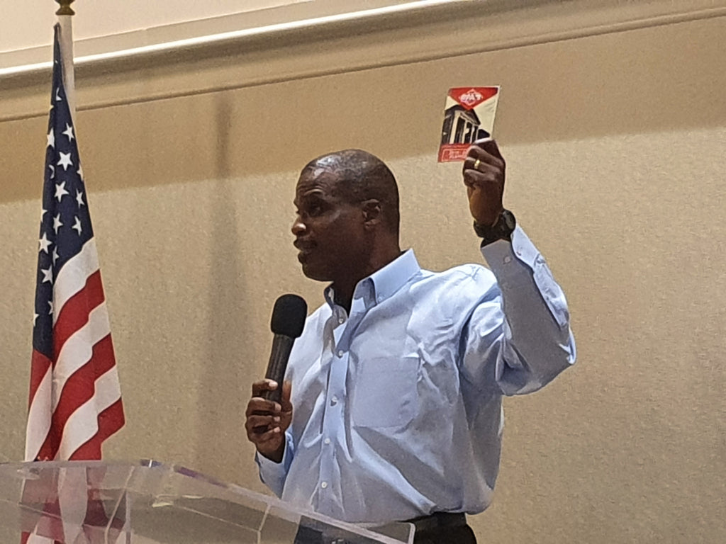 Arkansas Republican Activist Iverson Jackson addresses Washington County Republican Women